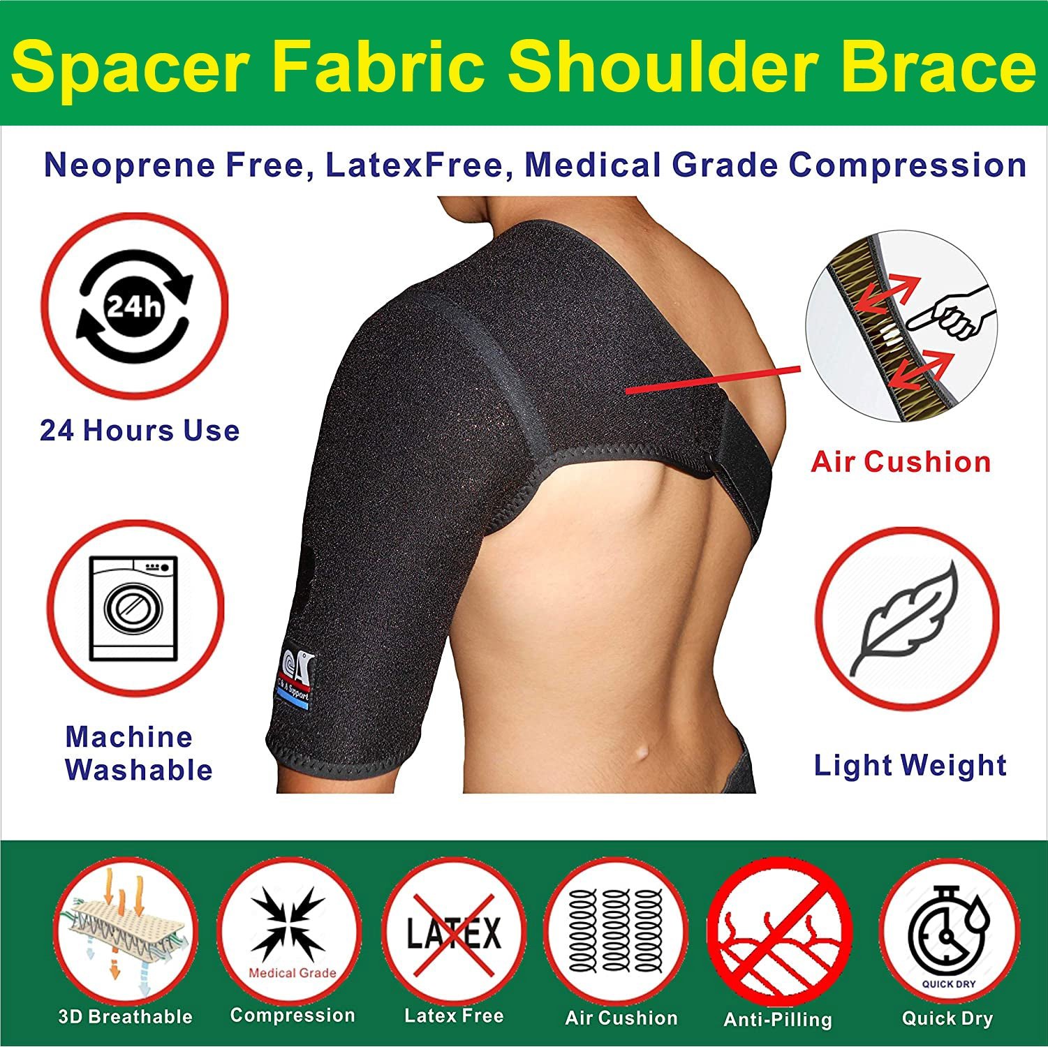 IRUFA, Dislocated Injury Prevention of Shoulder Brace - Image 4