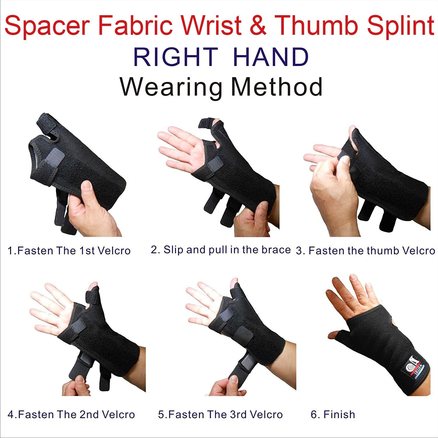 IRUFA, 3D Breathable Fabric RSI Wrist Thumb - Image 6