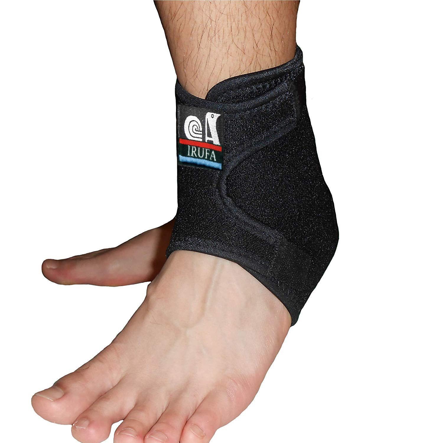 IRUFA, 3D Breathable Adjustable Spacer Fabric Ankle Wrap for Sport