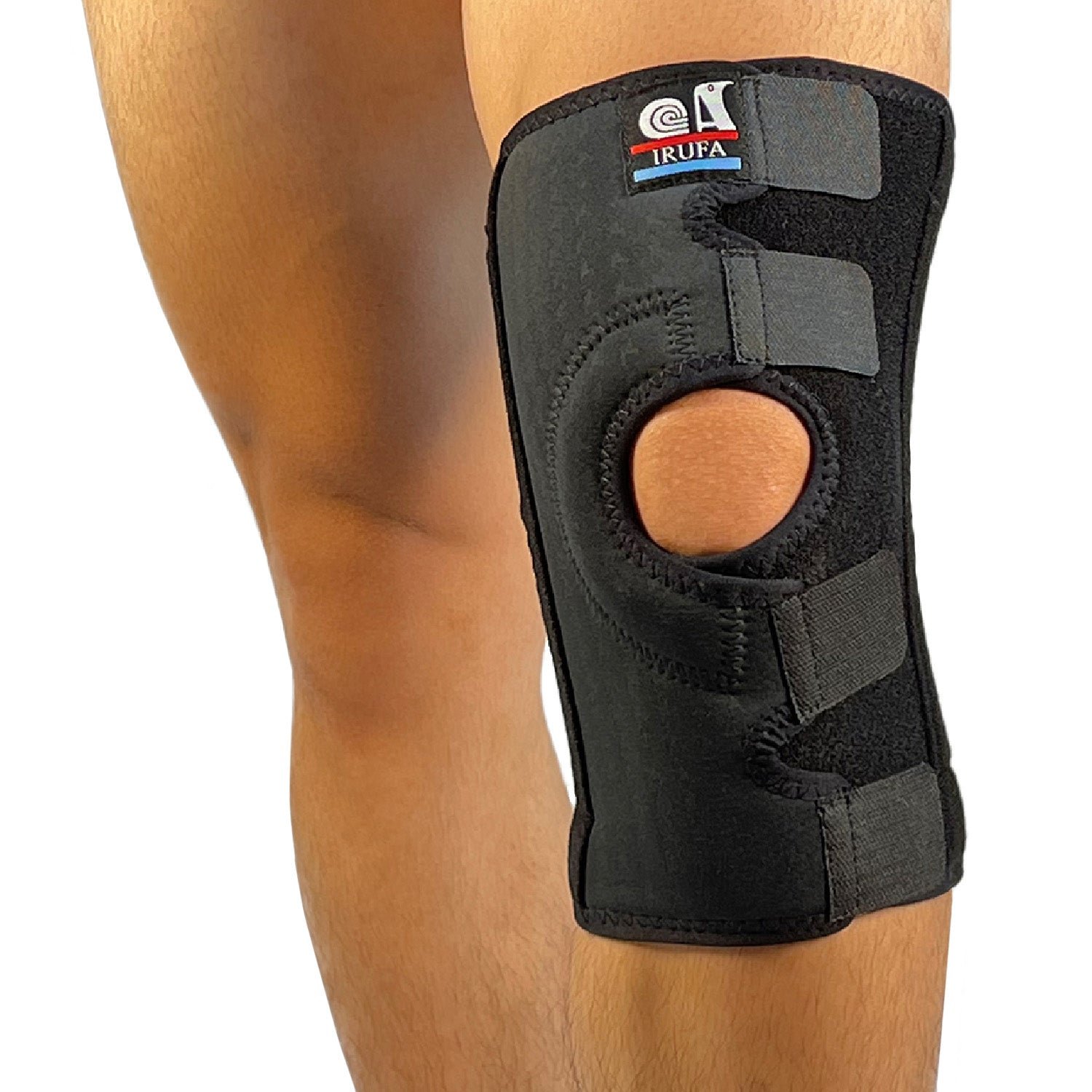 IRUFA 3D Breathable Open Patella Spacer Fabric Knee Support for Meniscus Tear, ACL, MCL