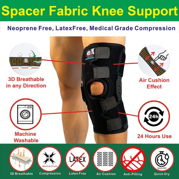 Hinged Knee Brace -knee immobilizer brace - Image 4